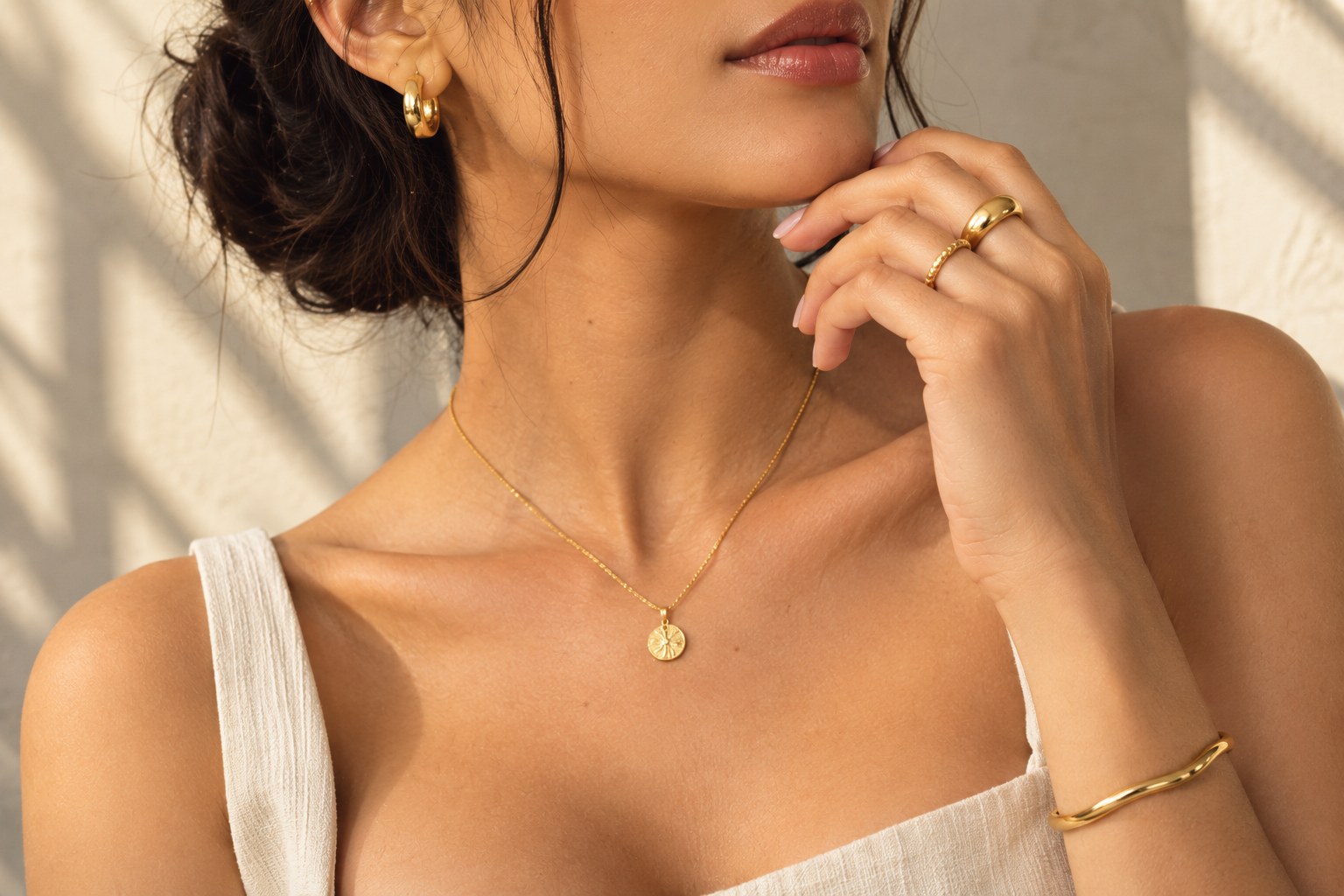 Gold necklace